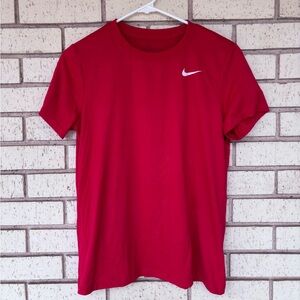 NIKE DRI fit red athletic top. Never worn